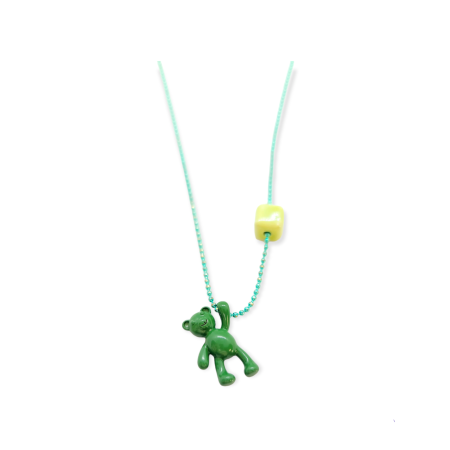 NECKLACE GREEN LITTLEBEAR